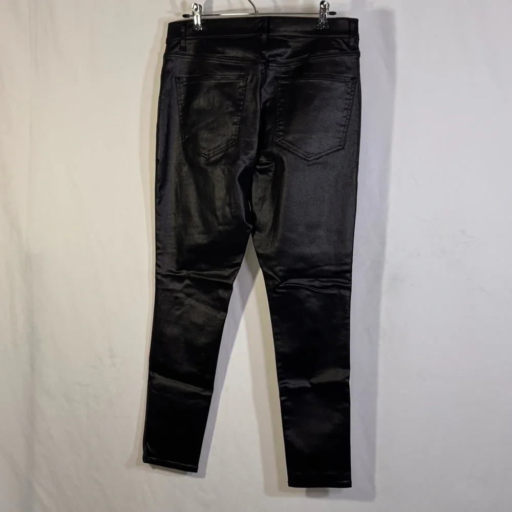 Express High Rise Skinny Coated Jeans - Picture 4 of 7